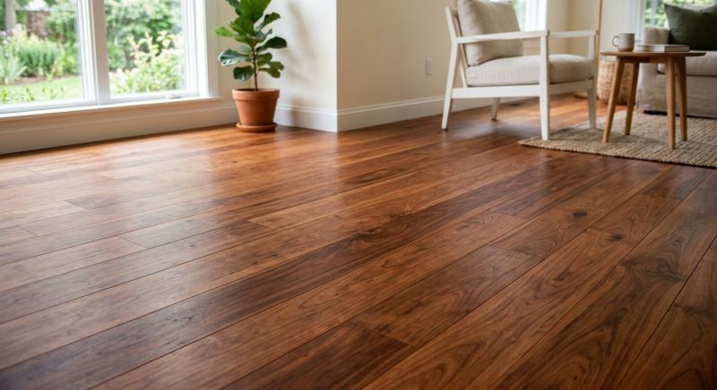 Cherry Floor Installation in Cheyenne, WY