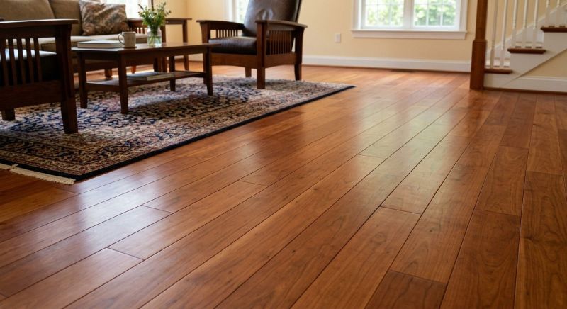 Cherry Floor Installation in Cheyenne, WY