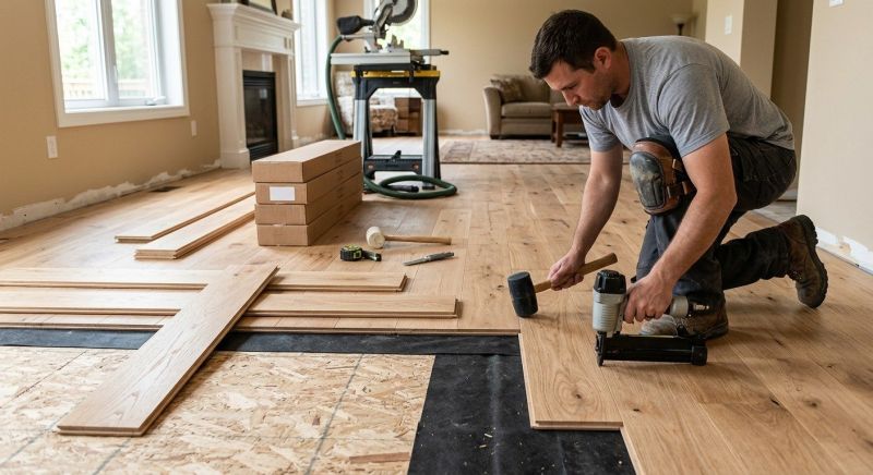Hardwood Floor Installation in Nunn, CO