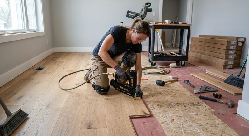 Hardwood Floor Installation in Wellington, CO