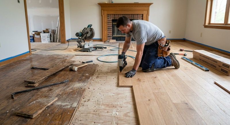 Hardwood Floor Renovation in Cheyenne, WY
