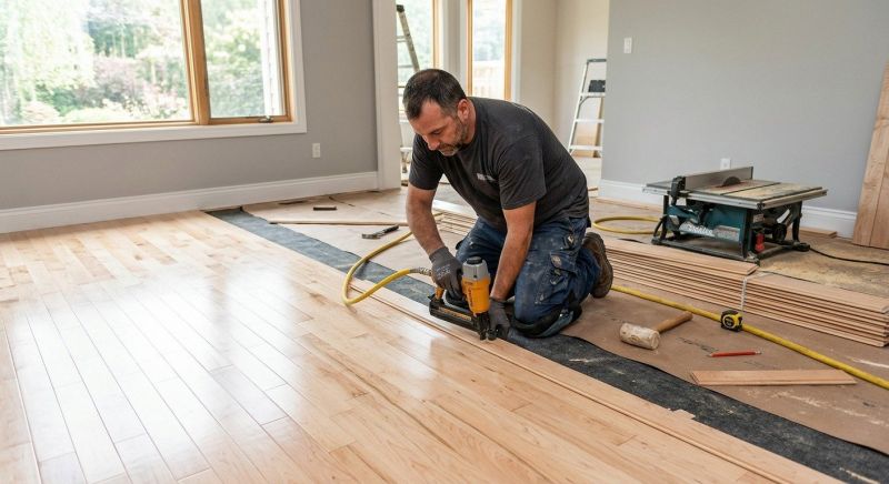 Maple Flooring Installation in Cheyenne, WY