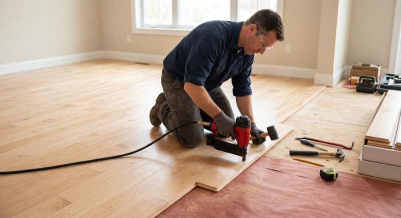 Maple Flooring Installation in Nunn, CO