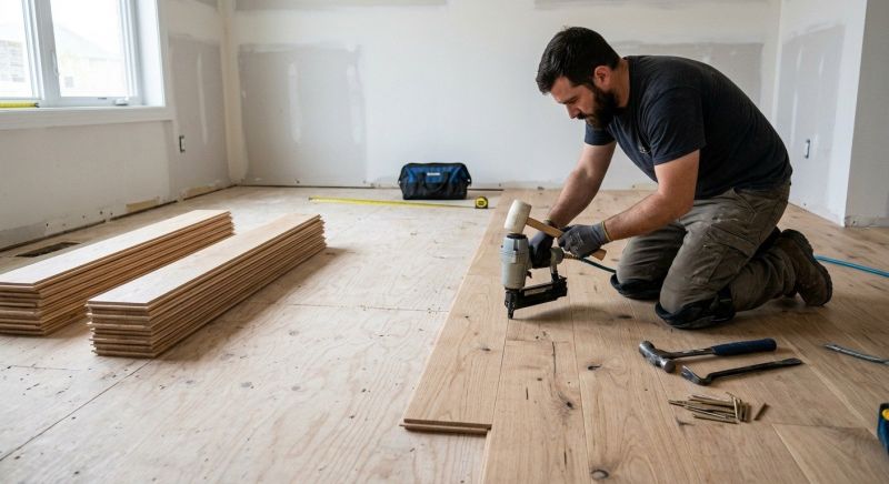 Oak Floor Installation in Cheyenne, WY