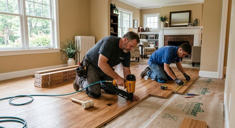 Oak Floor Installation in Cheyenne, WY