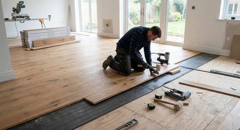 Oak Floor Installation in Cheyenne, WY