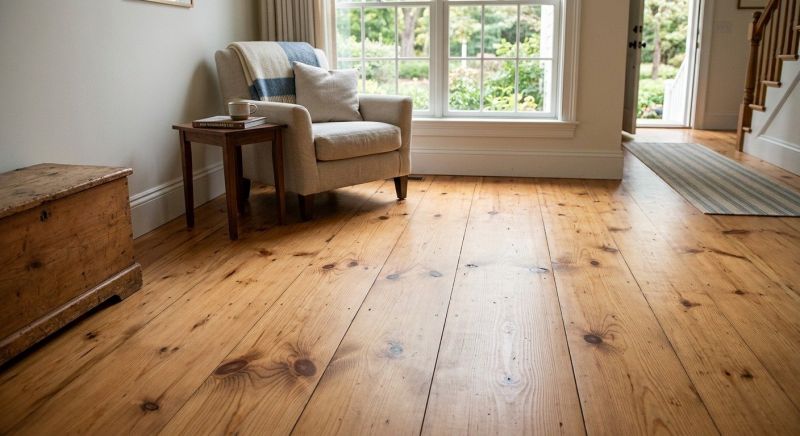 Pine Floor Installation in Cheyenne, WY