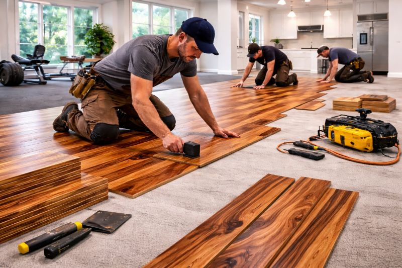 Teak Flooring Installation in Cheyenne, WY