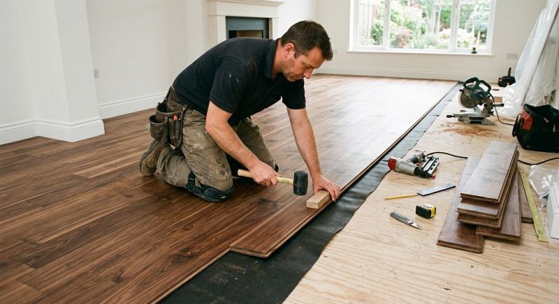 Walnut Flooring Installation in Cheyenne, WY