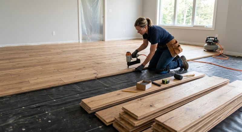 Wide Plank Floor Installation in Cheyenne, WY