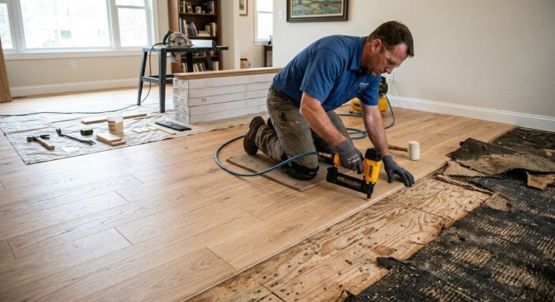 Wood Floor Replacement in Wellington, CO
